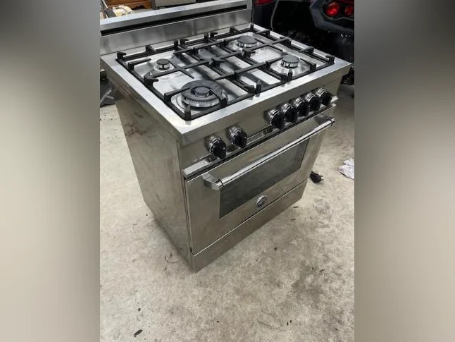 four, cuisiniere, gaz propanne, bertazzoni, poêle