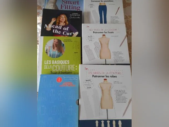 Livres de couture: Patrons et Ajustement ensemble de 7 livres
