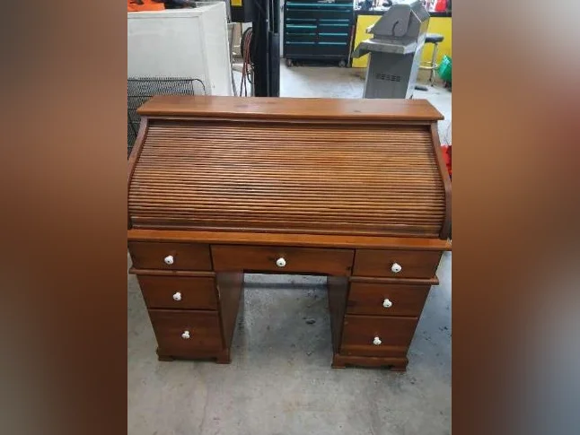 Bureau secretaire en bois thumbnail 2