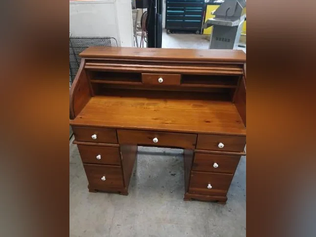 Bureau secretaire en bois thumbnail 3