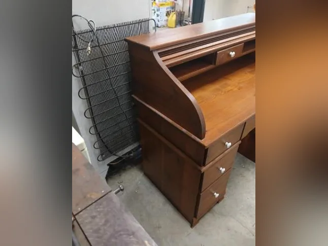 Bureau secretaire en bois thumbnail 4