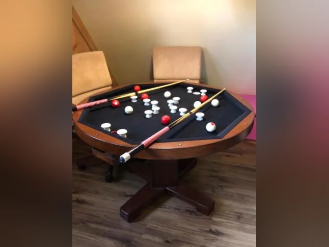 Prix réduit de 1200.00 a 990.00: Table à Dinner-Poker et Bumper pool thumbnail 5