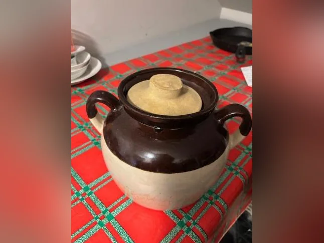 CONTENANT TERRACOTA POUR FEVES AU LARD