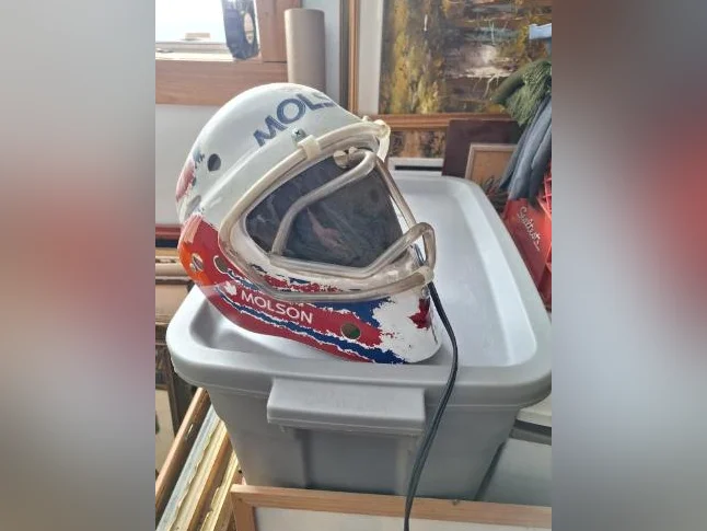 Hockey- masque de gardien de but Molson thumbnail 2