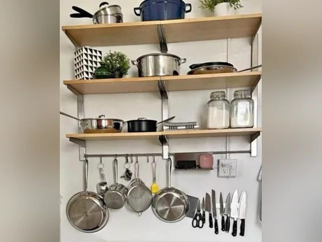Ensemble de 6 tablettes en frêne IKEA KUNGSFORS - Optimisez votre cuisine !