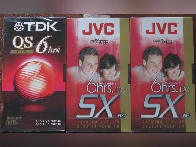 Cassettes VHS T-120