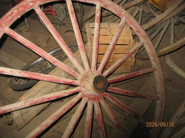 roue de voiture à foin