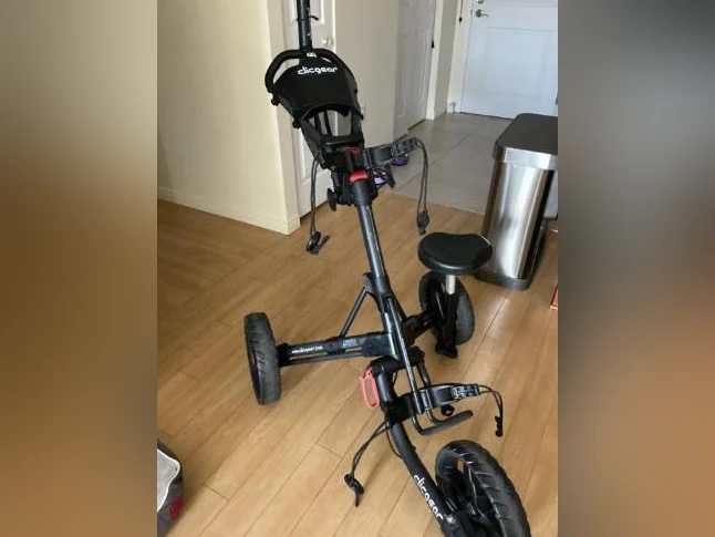 .CHARIOT DE GOLF CLICGEAR 3.5+ avec SIÈGE thumbnail 2