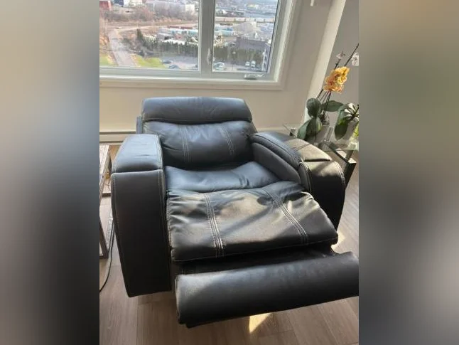 causeuse et chaise électrique en similicuir thumbnail 4