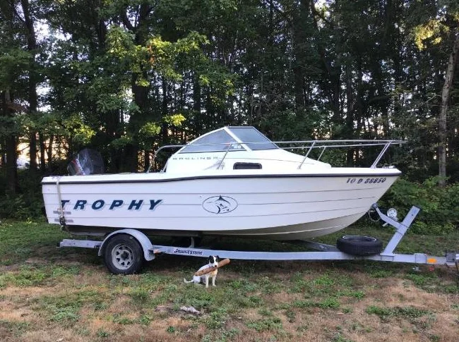 Bateau de pêche Bayliner cuddy Cabin 1996