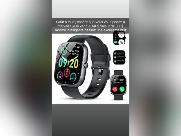 Salut à tous Montre intelligente je l'a vend 140$ valeur de 300$