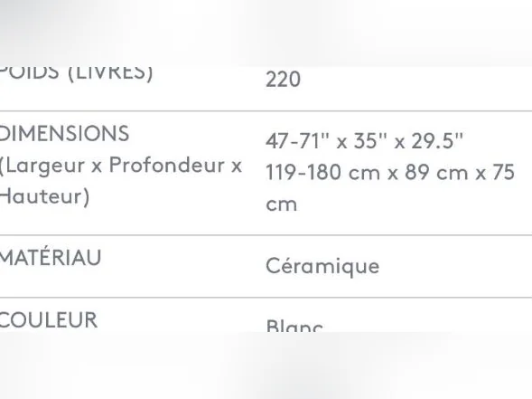 Extendable Kitchen Table/Table de cuisine avec extension thumbnail 8