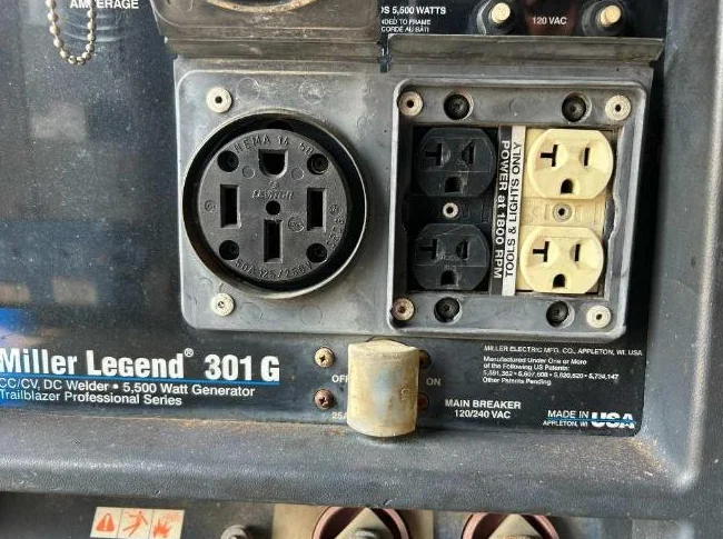 Soudeuse Génératrice MILLER LEGEND 301G Welder 5500W Generator thumbnail 8