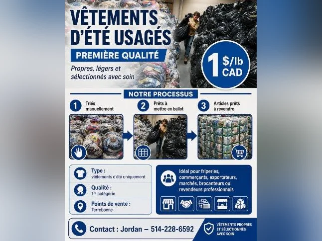 Revendeurs Vinted / Poshmark / Marketplace — lot été 1ère qualité