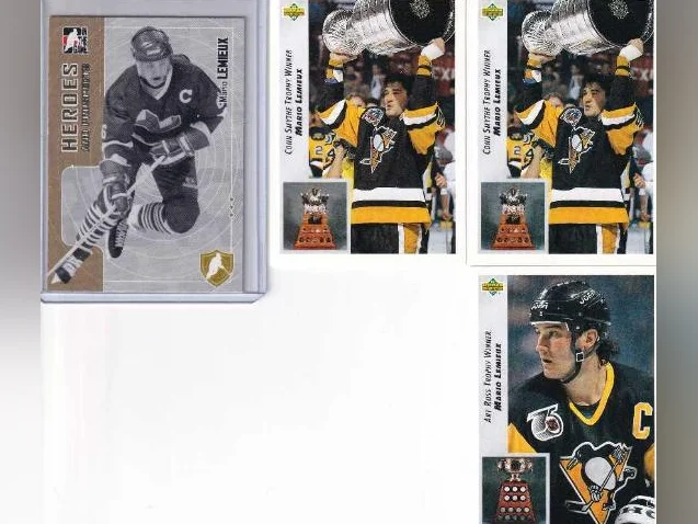 LOT DE 13 CARTES MARIO LEMIEUX 1985-86 OPC STICKER # 97 RECRUE + thumbnail 3