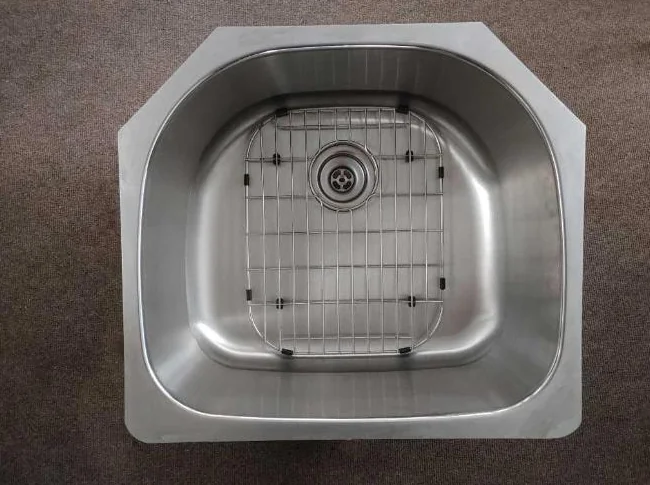 Évier de Cuisine en Acier Inoxydable Encastrable 23 po x 21 po (sous plan)