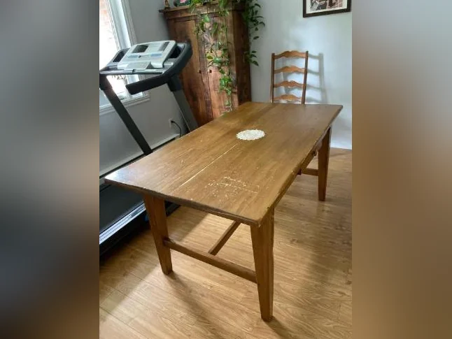 Table en pin