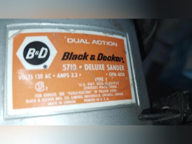 Sableuse Black & Decker – Dual action - 5710 thumbnail 5