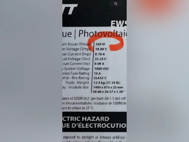 Kit de 2 panneaux solaire 165w et 230 watts avec mppt et breaker 25 et 30 amp DOIT ÊTRE VENDU VITE thumbnail 5
