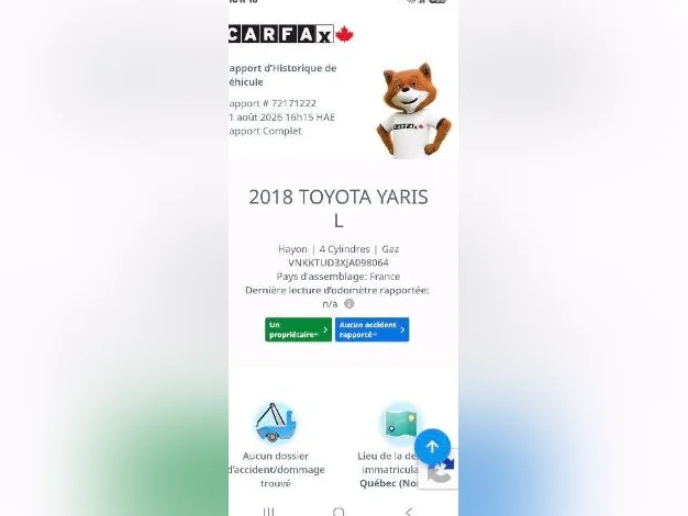 Tojyota yaris le 2018 automatique full thumbnail 5
