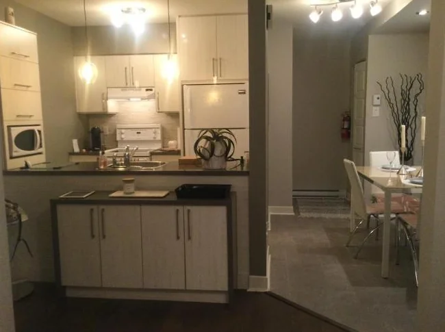 Condo 31/2 à louer MAGOG, TT INCLUS, REZ-D-Ch, meublé, équipé thumbnail 4
