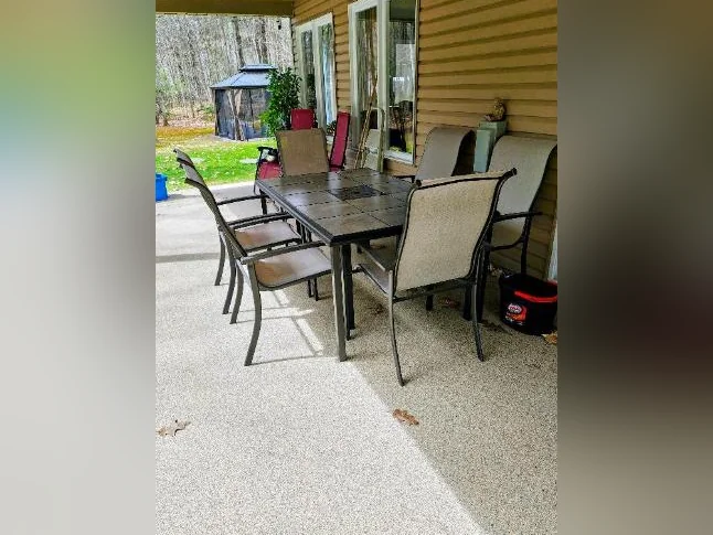 Ensemble de patio extérieur 6 places – Très propre
