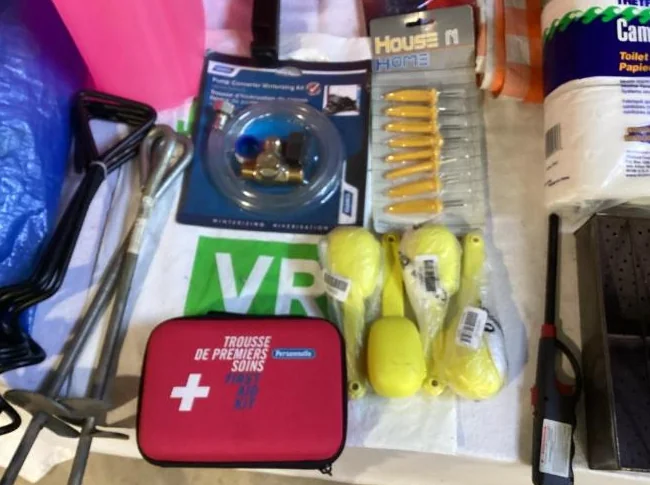 Lot d’articles pour Camping,VR,Roulotte,Motorisé