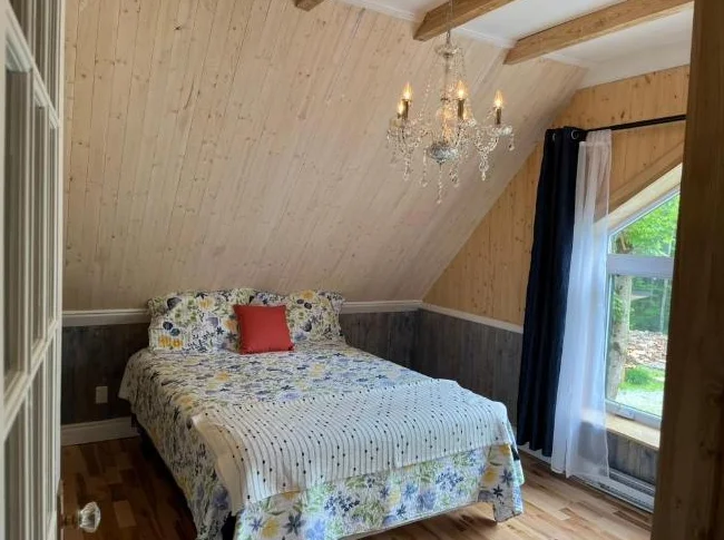 chalet à louer en bois rond thumbnail 8