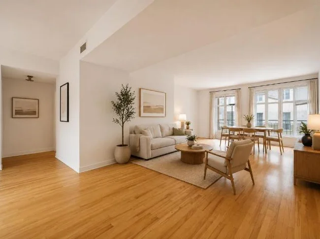 Magnifique condo 2 chambres · Cœur du Vieux-Montréal · Balcon privé sur jardin thumbnail 2