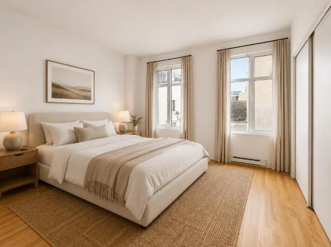Magnifique condo 2 chambres · Cœur du Vieux-Montréal · Balcon privé sur jardin thumbnail 4