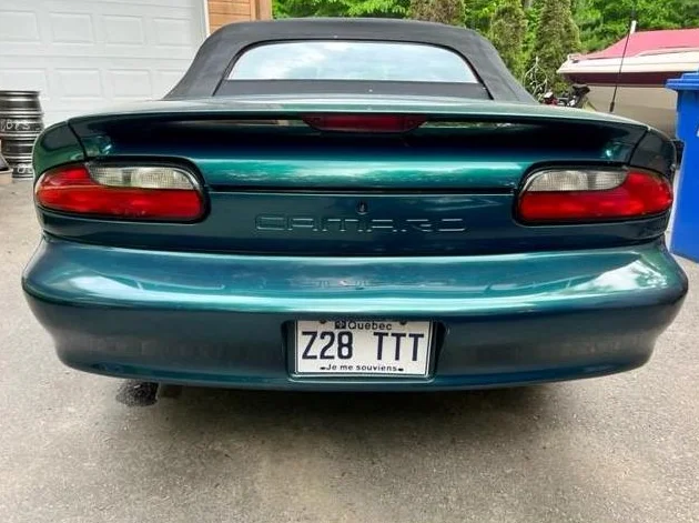 96 Camaro convertible V6 3.8L 5-vitesses manuelle 5-speed manual thumbnail 4