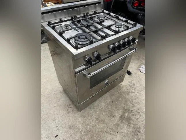 four, cuisiniere, gaz propanne, bertazzoni, poêle