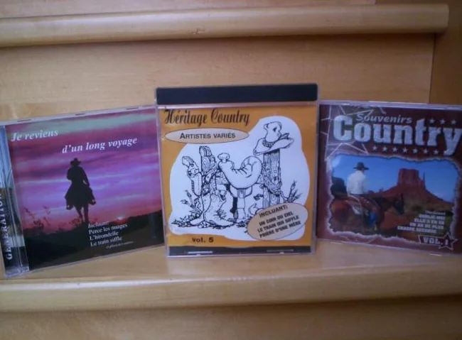 3 CD de musique country