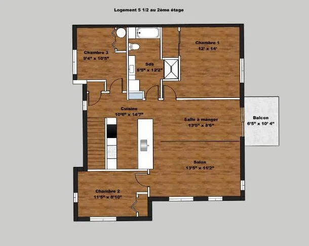 5 1/2 à louer - L'assomption, Disponible maintenant ( Inclus: Électros complet, 2 stationnements, cabanon, air climatisé) thumbnail 10