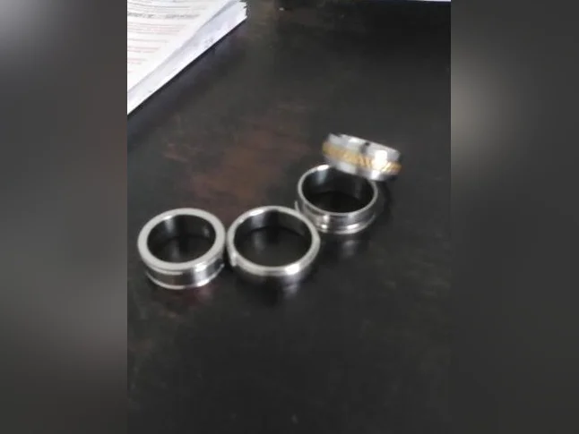 Bagues pour hommes en Inox * appels seulement thumbnail 6