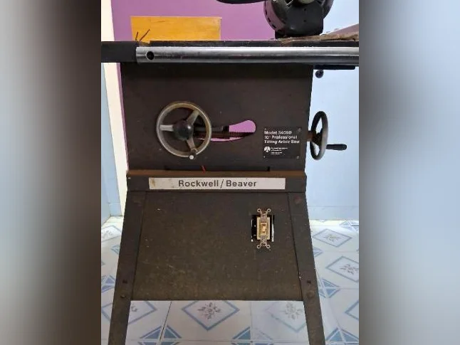 Banc Scie Rockwell Beaver professionnel, acier, pour lame 10 po.