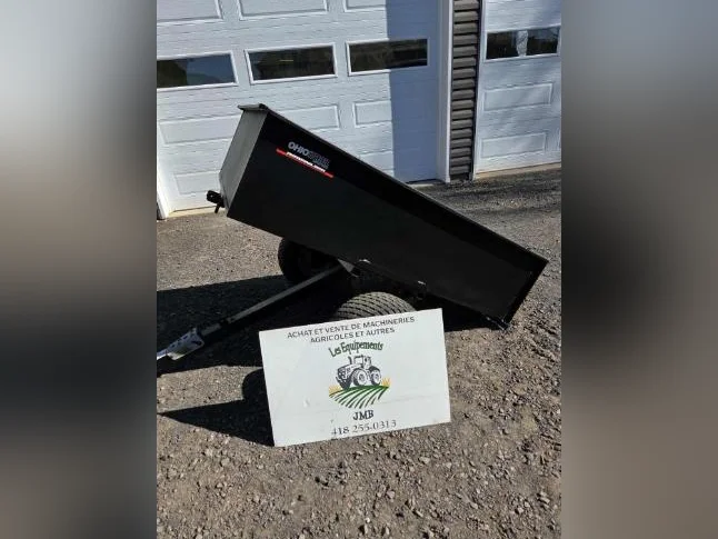 Trailer à VTT ou tracteur à pelouse 3 X 5 capacité max 1500 livres thumbnail 2