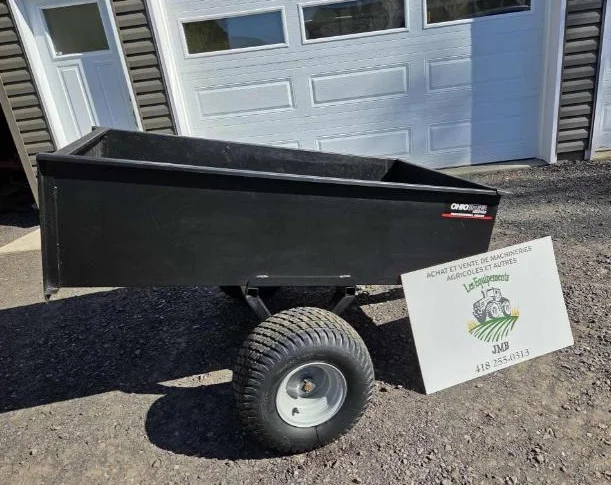 Trailer à VTT ou tracteur à pelouse 3 X 5 capacité max 1500 livres
