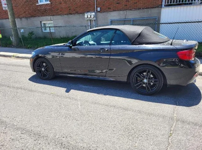 BMW 230i xDrive Cabriolet M Sport 2018 - Noir/Noir - 81 000 km
