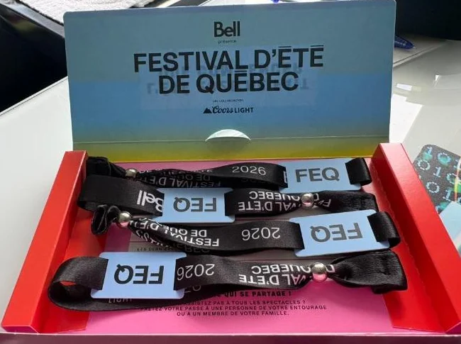 Paires de Billets Festival d'été de Québec (FEQ)