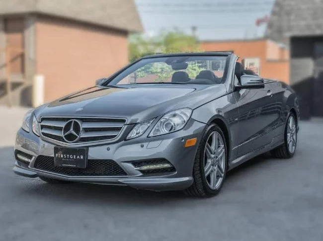 Mercedes-Benz E550 convertible 2012 153km 4 pneus neuf, huile, freins, pr[ete a partir... thumbnail 3