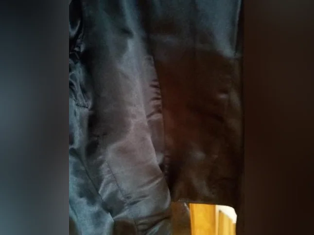 AUBAINE!!! Manteau de printemps NEUF en CUIR brun foncé pour femmes grandeur Large thumbnail 7