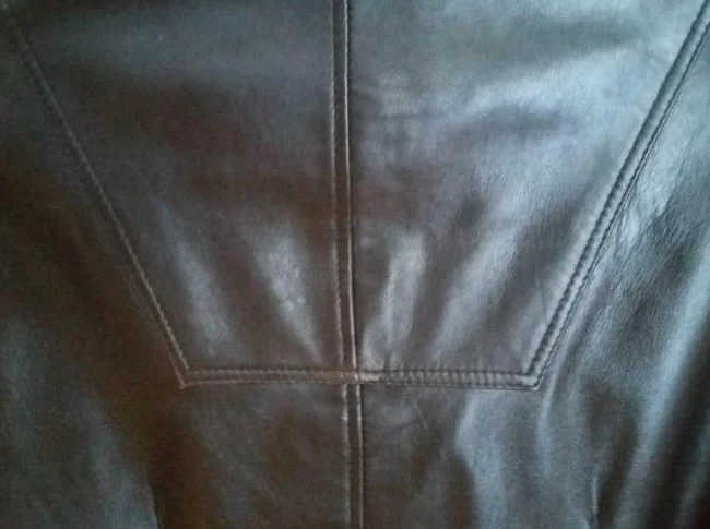 AUBAINE!!! Manteau de printemps NEUF en CUIR brun foncé pour femmes grandeur Large thumbnail 6