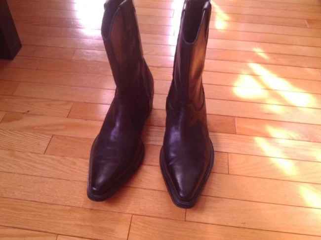 Botttes cuir hommes 10.5