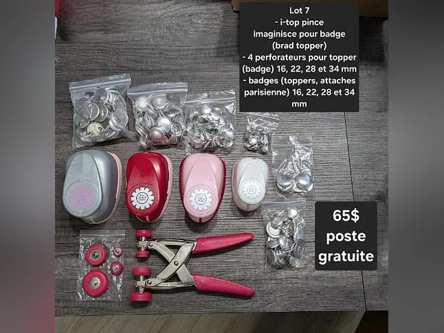 Divers lots scrapbooking, prix sur photo, peut poster si besoin voir description thumbnail 5