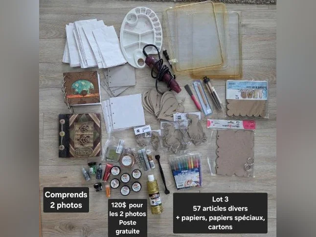 Divers lots scrapbooking, prix sur photo, peut poster si besoin voir description thumbnail 4