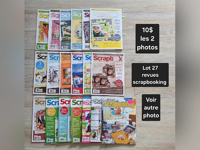 Divers lots scrapbooking, prix sur photo, peut poster si besoin voir description thumbnail 7