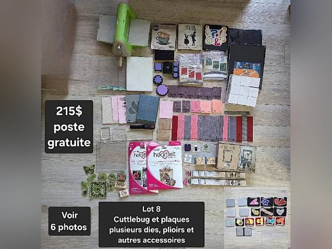 Divers lots scrapbooking, prix sur photo, peut poster si besoin voir description thumbnail 6