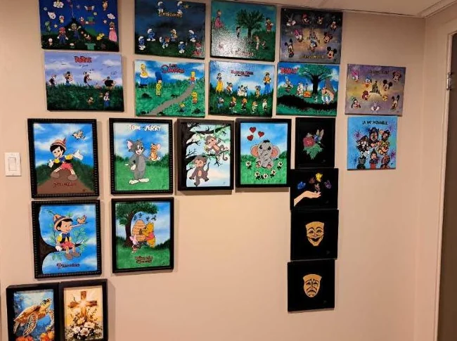 Plusieurs toiles d’artiste à vendre voir site ! thumbnail 4