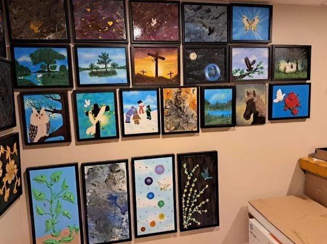 Plusieurs toiles d’artiste à vendre voir site ! thumbnail 2